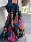 NEW: Obsidian Garden Slouchy Oversized Tote Boho Bag