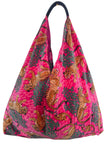 Pink Leopard Slouchy Oversized Tote Boho Bag