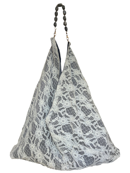 White Lace Slouchy Oversized Tote Boho Bag: COMING SOON!