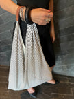 Striped Oversized Slouchy Tote Boho Bag