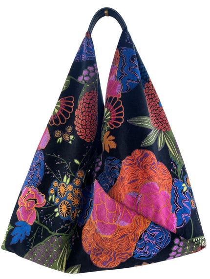 NEW: Obsidian Garden Slouchy Oversized Tote Boho Bag