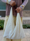 Polka Dot Oversized Slouchy Boho Bag