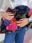NEW: Obsidian Garden Slouchy Oversized Tote Boho Bag