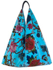 Turquoise Slouchy Oversized Tote Boho Bag
