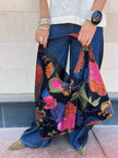 NEW: Obsidian Garden Slouchy Oversized Tote Boho Bag