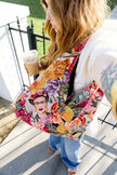 Floral Frida Slouchy Oversized Tote Boho Bag