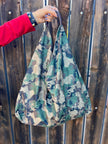 Camo Slouchy Oversized Tote Boho Bag