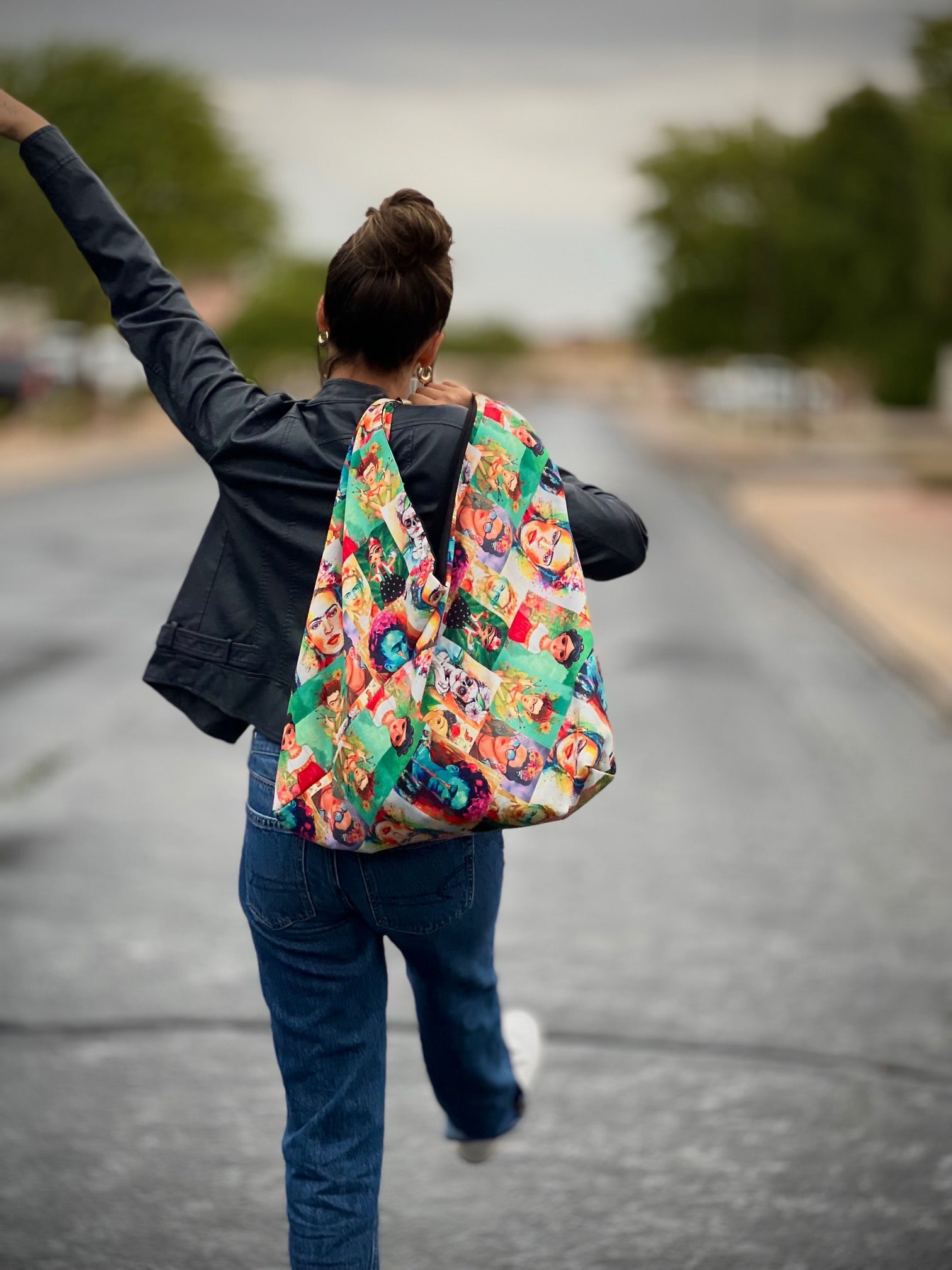 Frida Canvas Boho Bag
