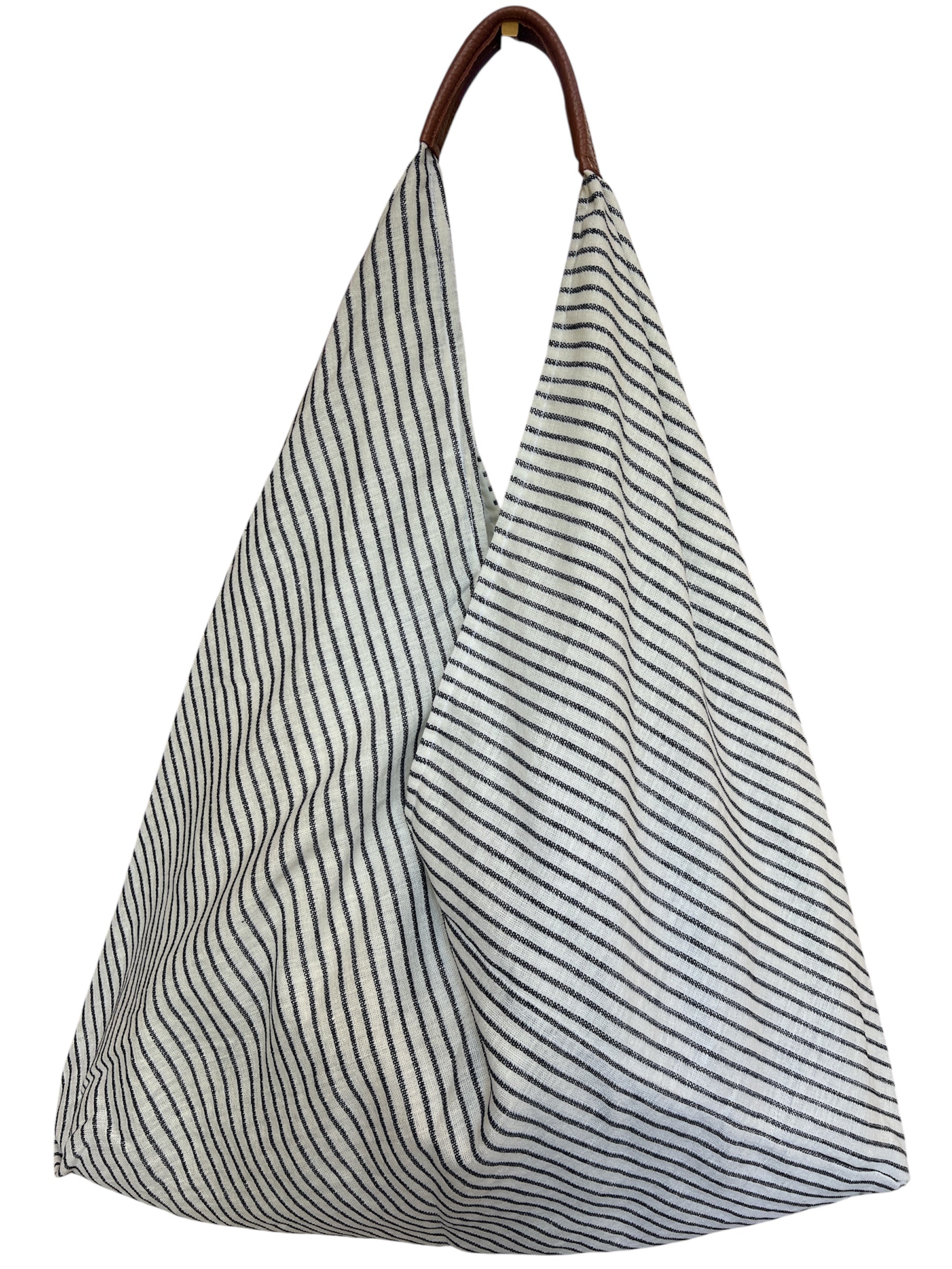 Striped Oversized Slouchy Tote Boho Bag