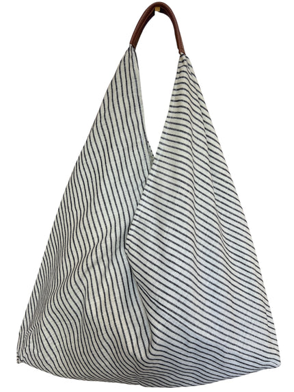 Striped Oversized Slouchy Tote Boho Bag