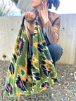 Aztec Velvet Boho Bag