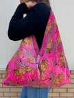 Pink Leopard Boho Bag