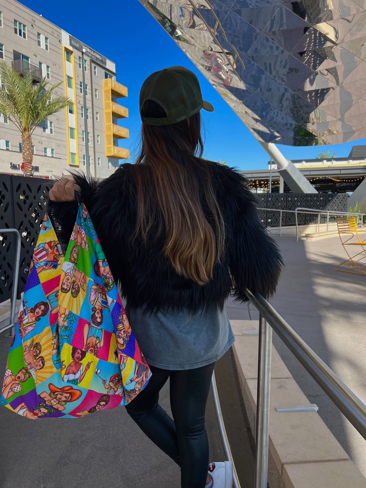 YOLO Canvas Boho Bag